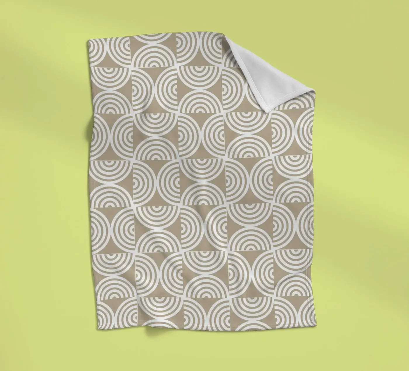 Bauhaus pattern Fleecedecke von Happypatterns