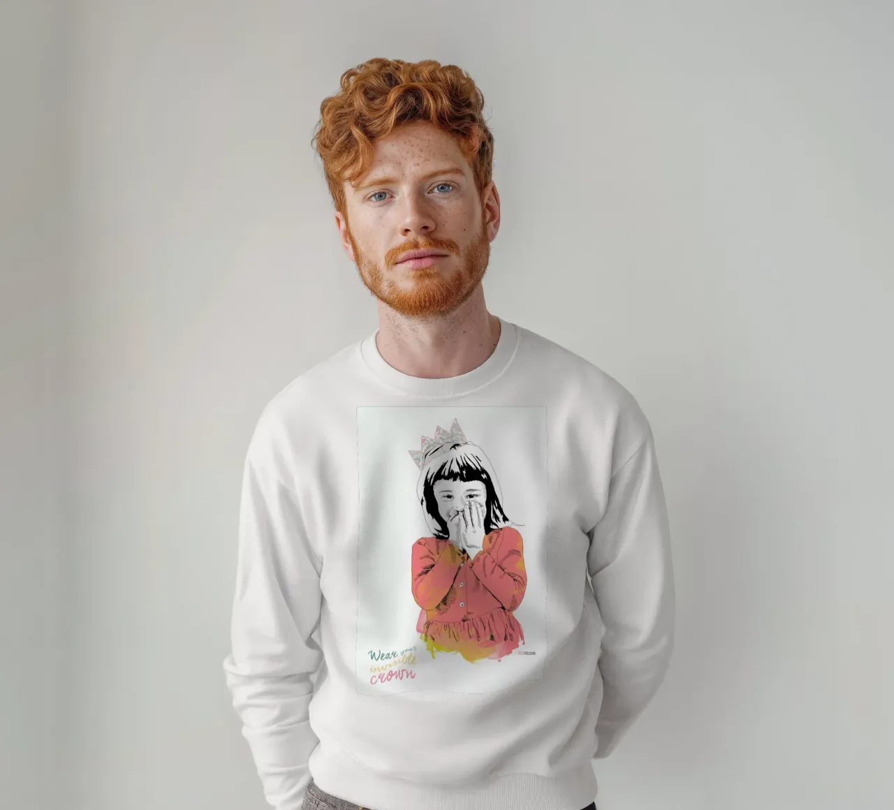 The Invisible Crown felpa da La Belette Rose