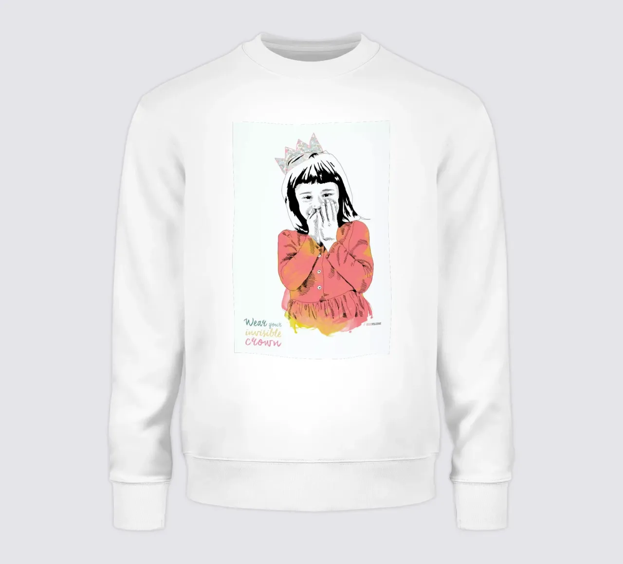 The Invisible Crown sweatshirt van La Belette Rose
