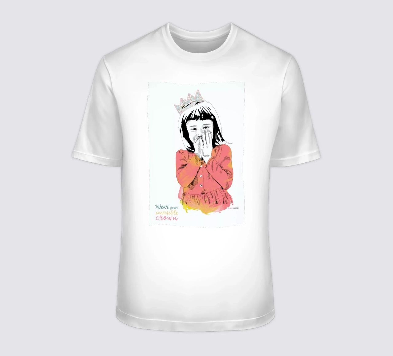 The Invisible Crown t-shirt da La Belette Rose