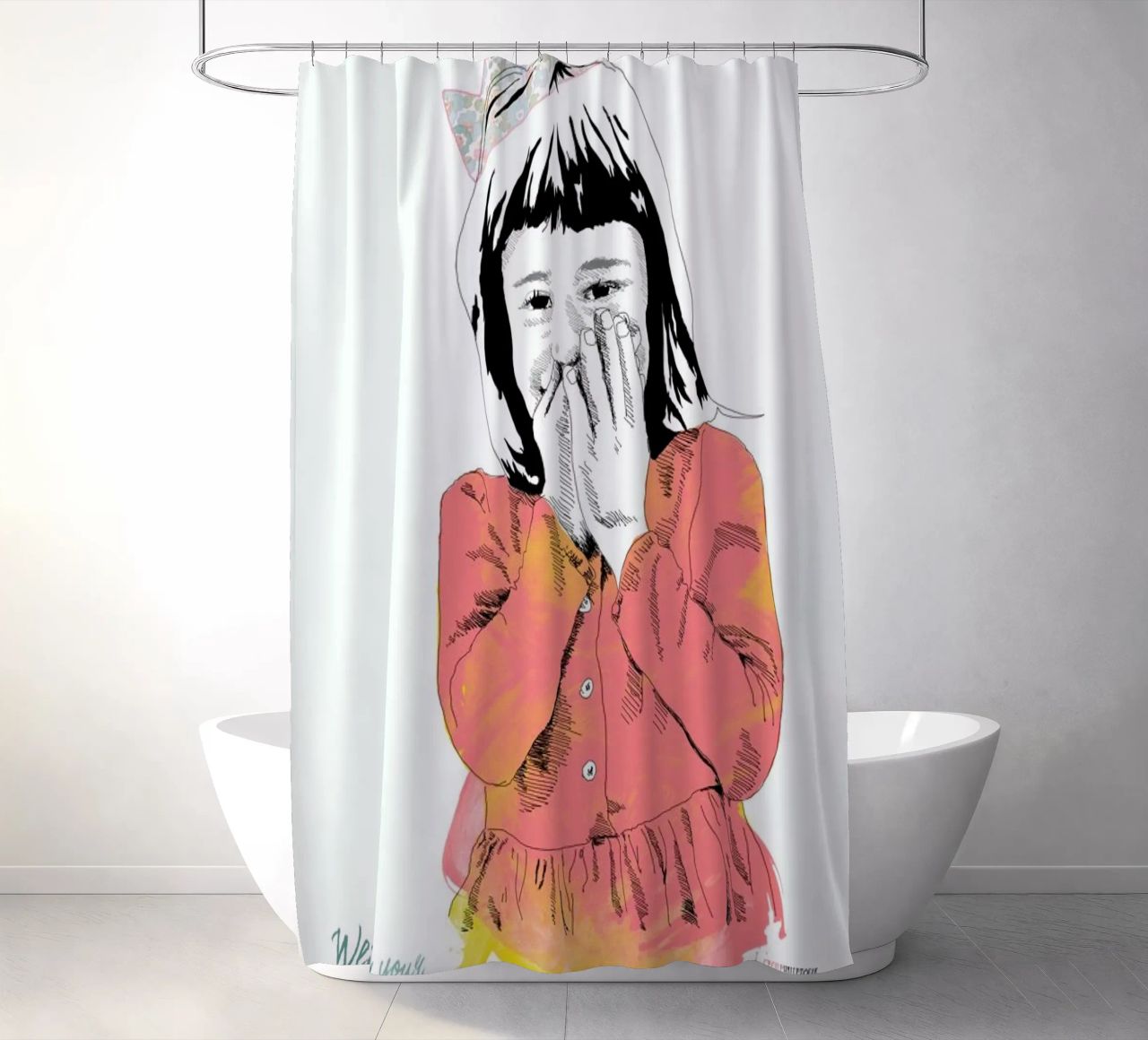 The Invisible Crown tenda da doccia da La Belette Rose
