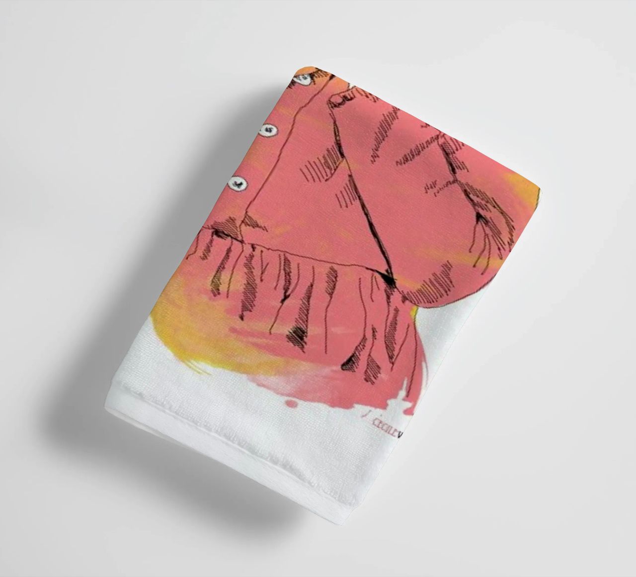 The Invisible Crown asciugamano da bagno da La Belette Rose