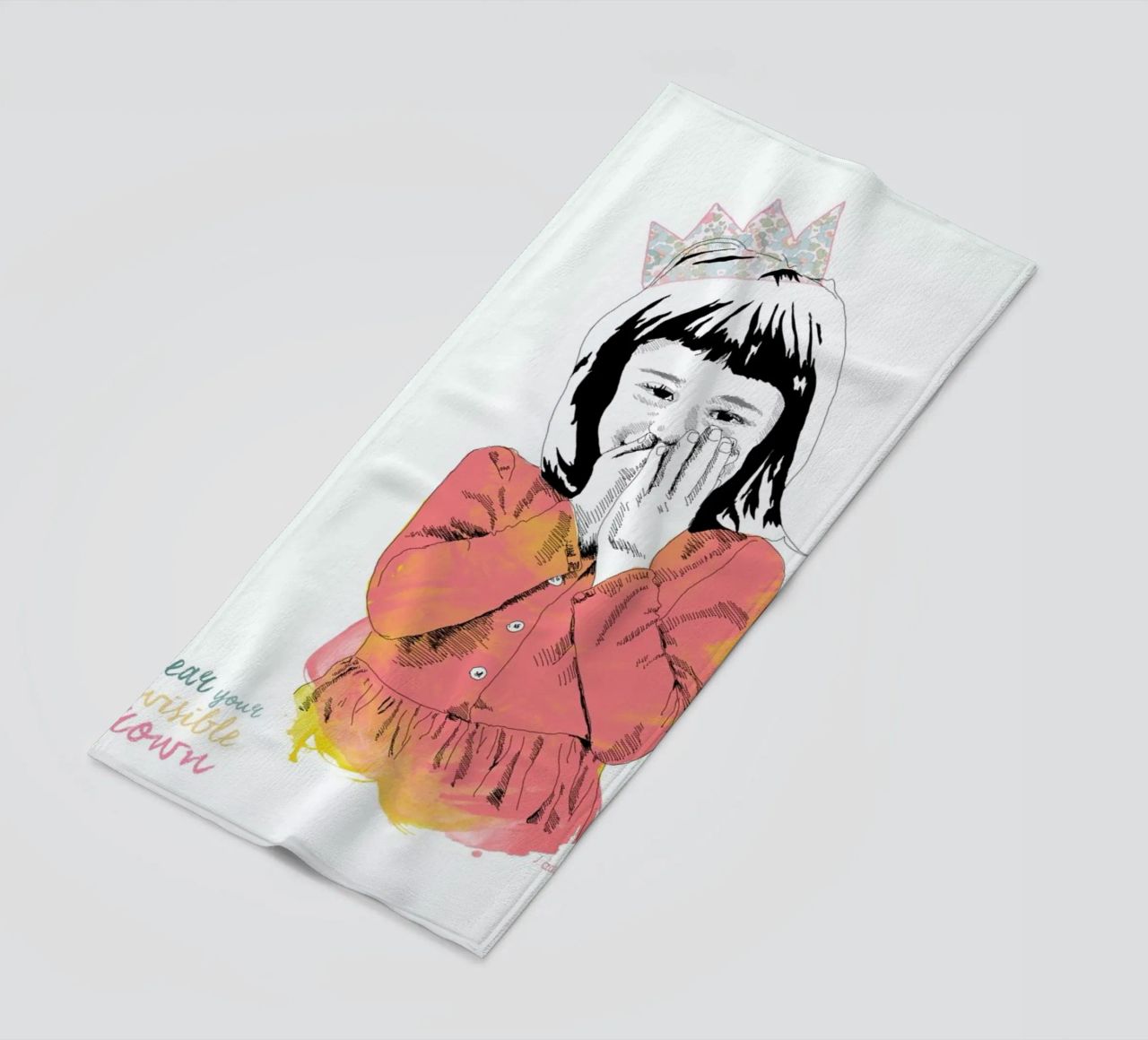 The Invisible Crown telo mare da La Belette Rose