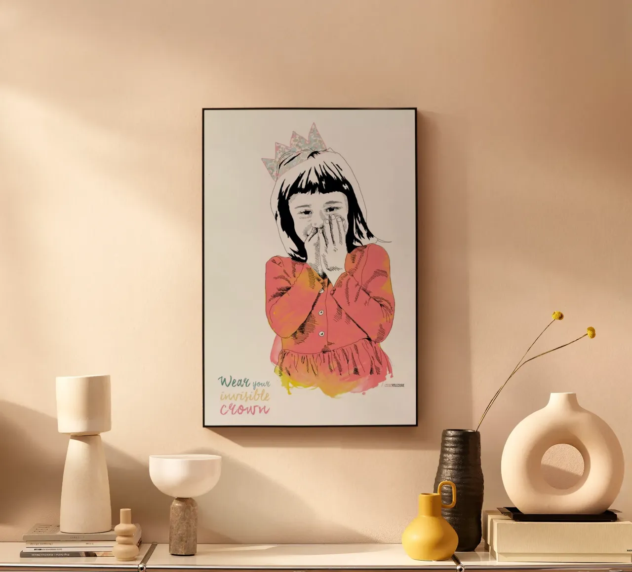 The Invisible Crown plexiglass da La Belette Rose