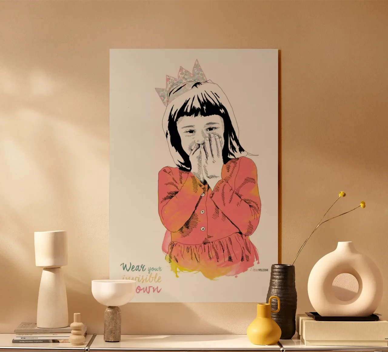 The Invisible Crown plexiglass da La Belette Rose