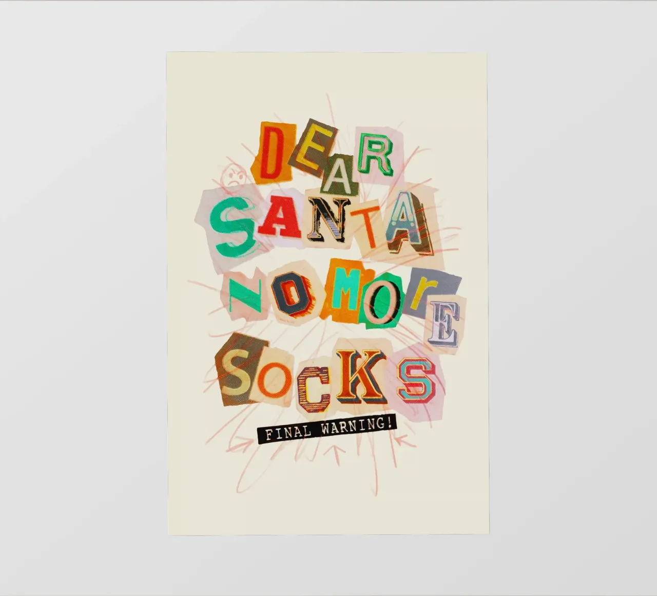 No More Socks telo in pvc da Jonas Loose