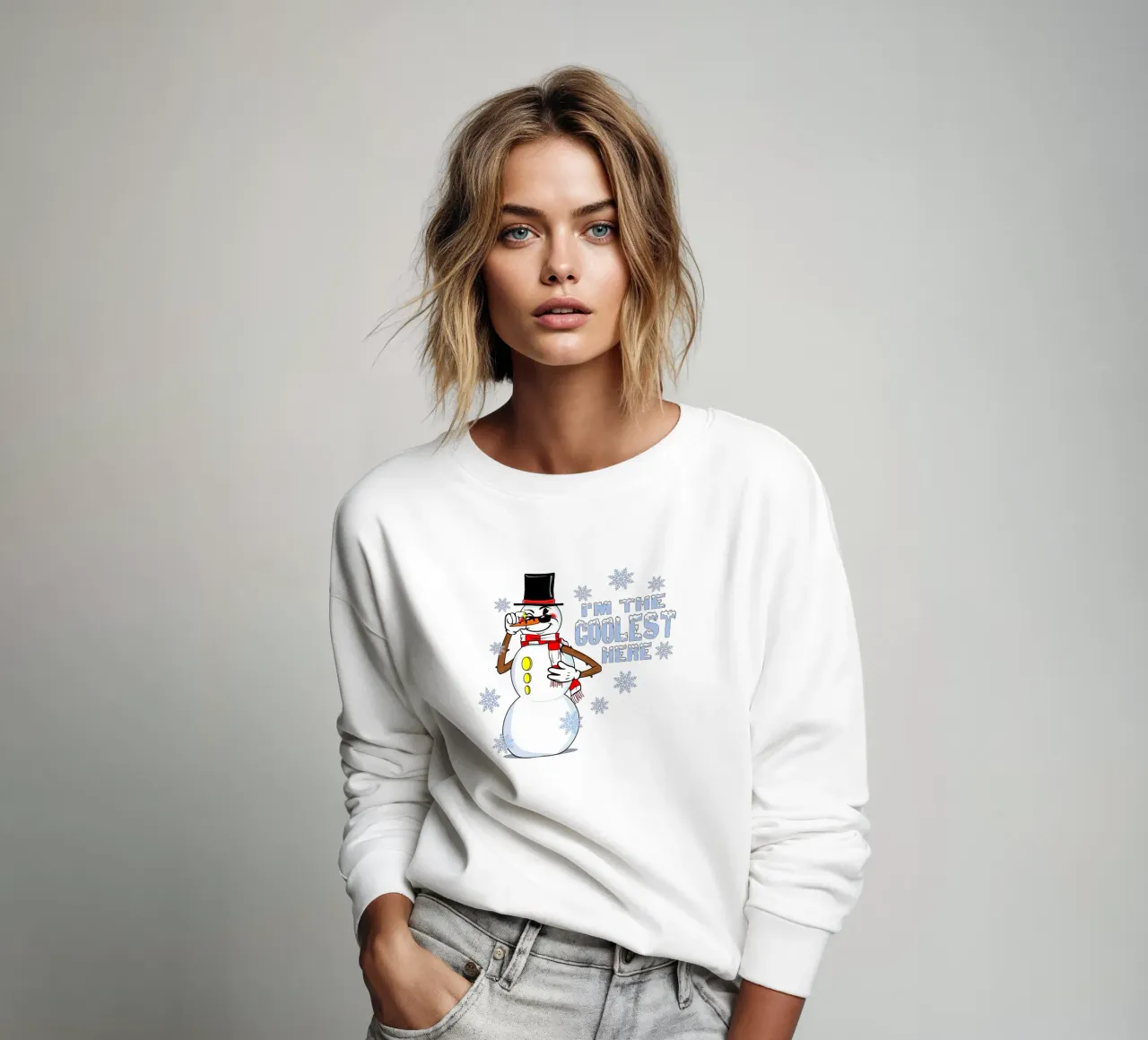Il pupazzo di neve cool felpa da sillyindustries