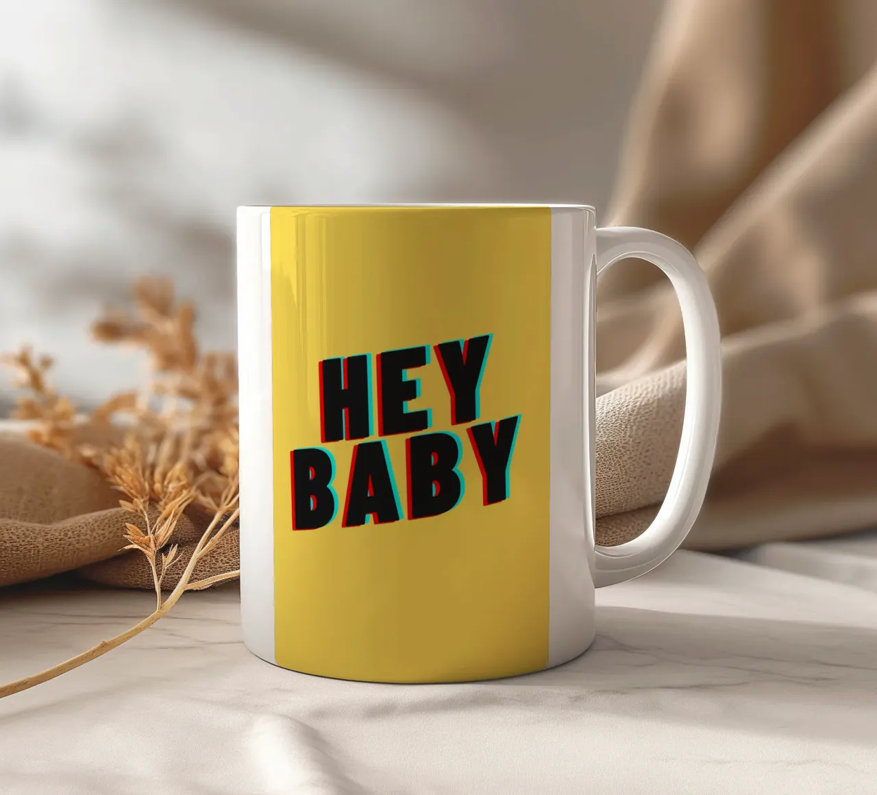 Hey baby tazza in ceramica da Proper job studio