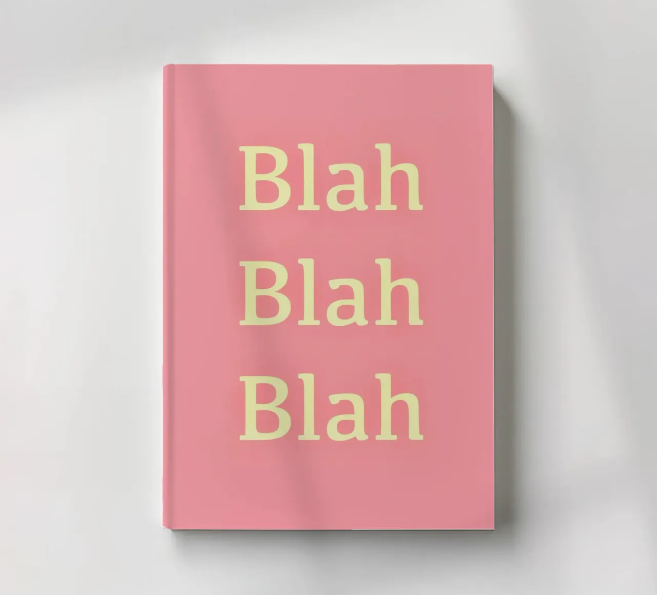 Blah Blah Blah notebook by Proper job studio