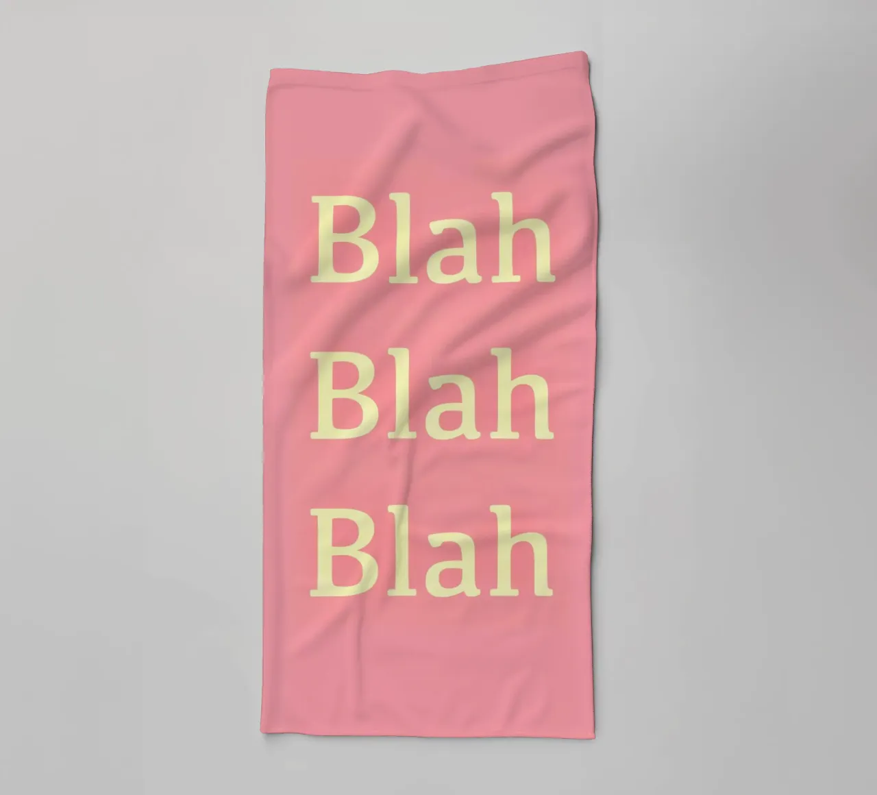 Blah Blah Blah asciugamano da bagno da Proper job studio