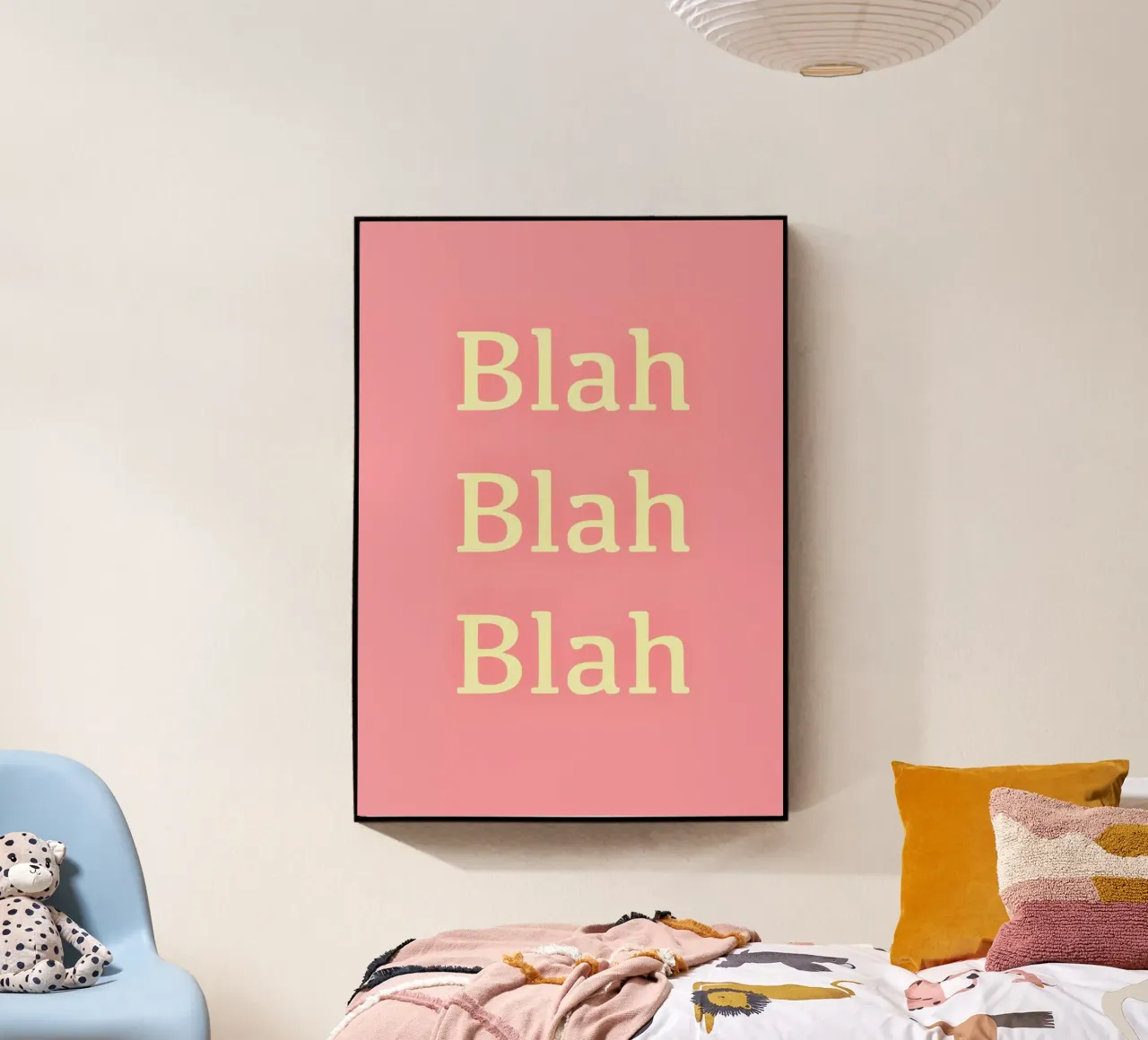 Blah Blah Blah plexiglass da Proper job studio