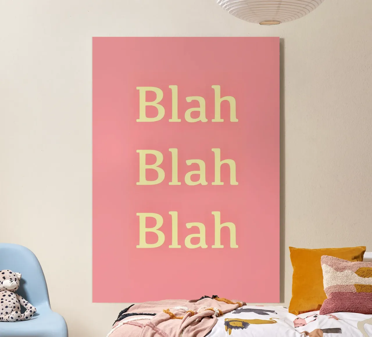 Blah Blah Blah plexiglass da Proper job studio