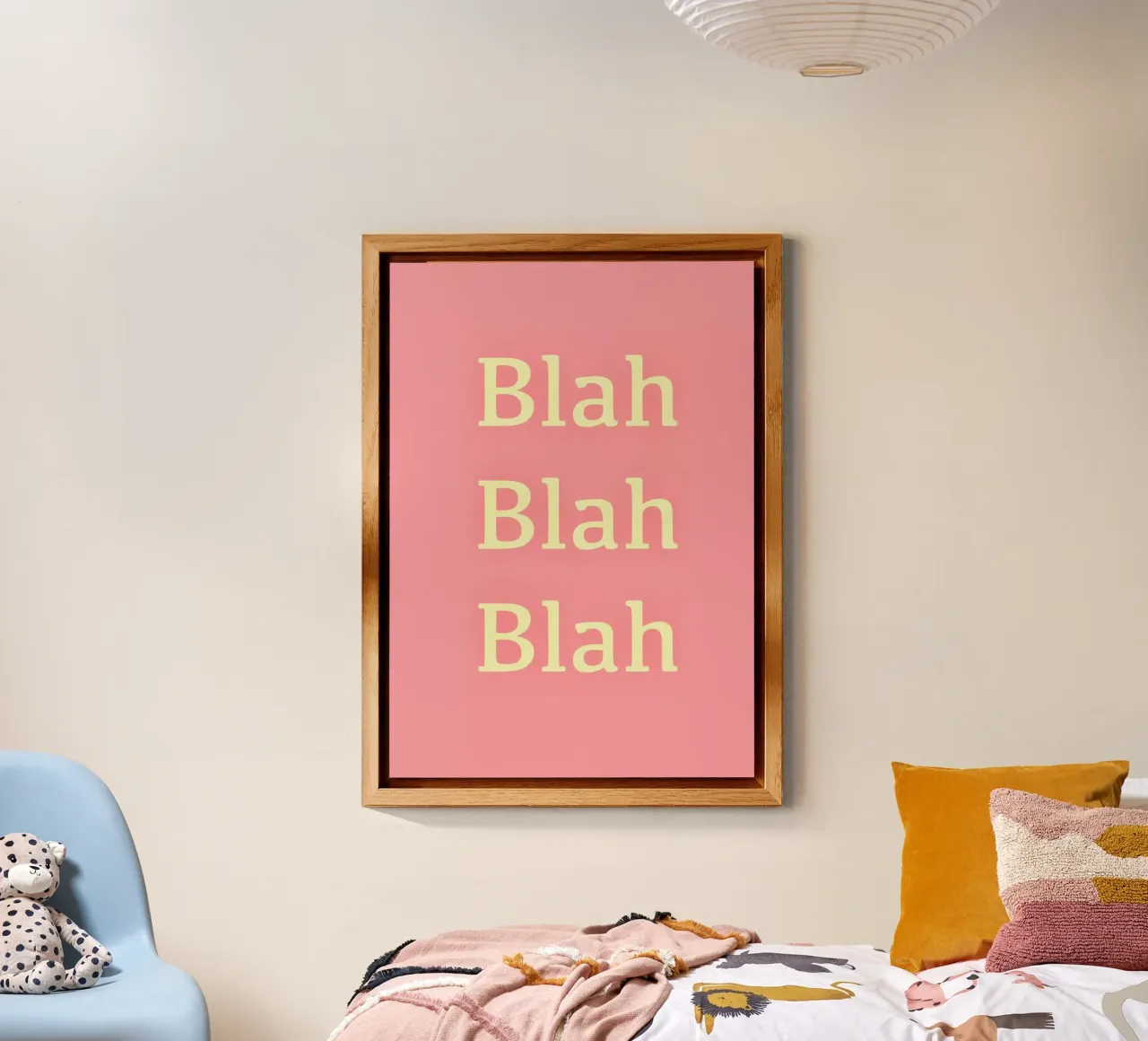 Blah Blah Blah alluminio dibond da Proper job studio