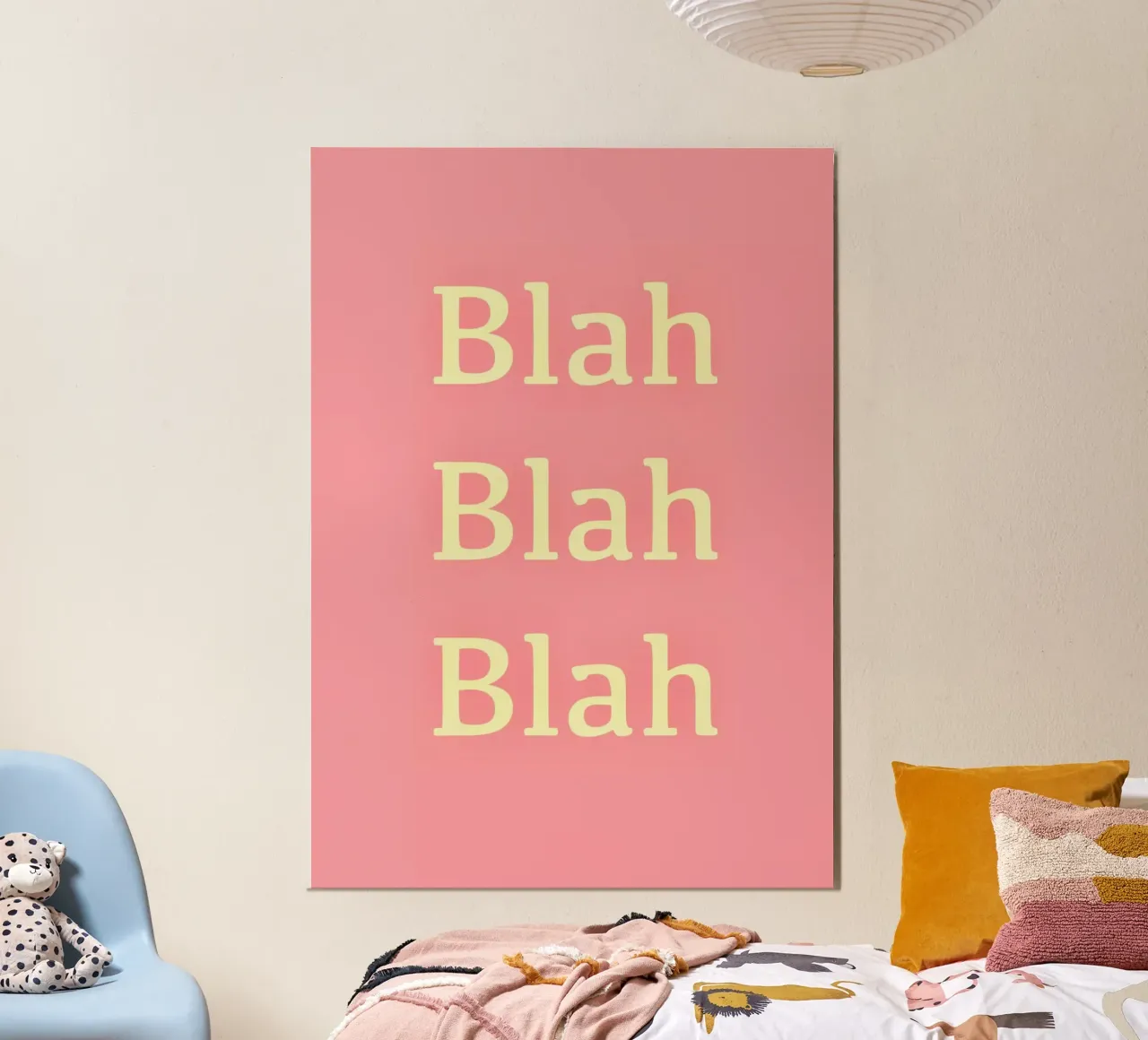 Blah Blah Blah carta hahnemühle da Proper job studio