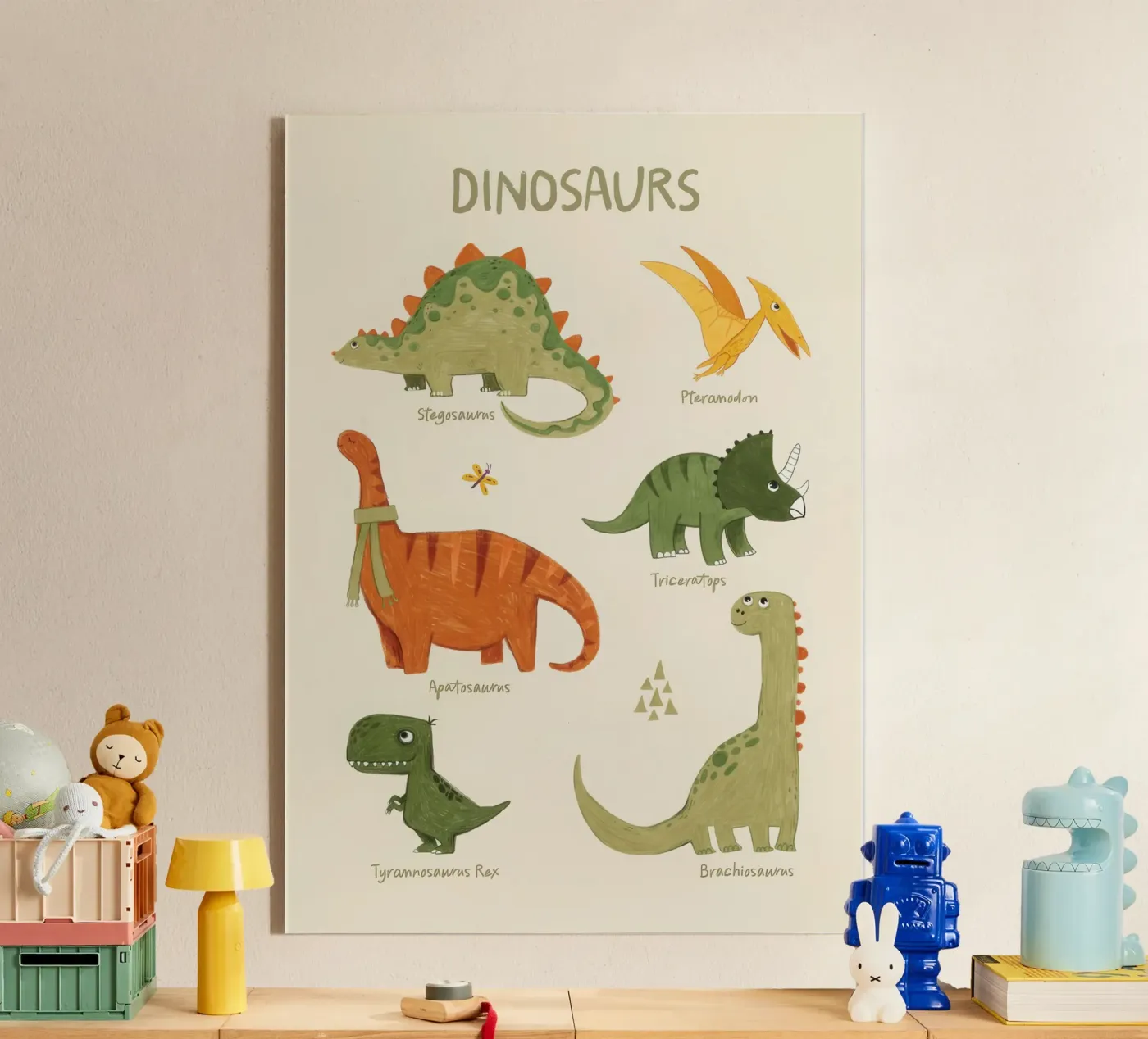 I dinosauri plexiglass da Feel child