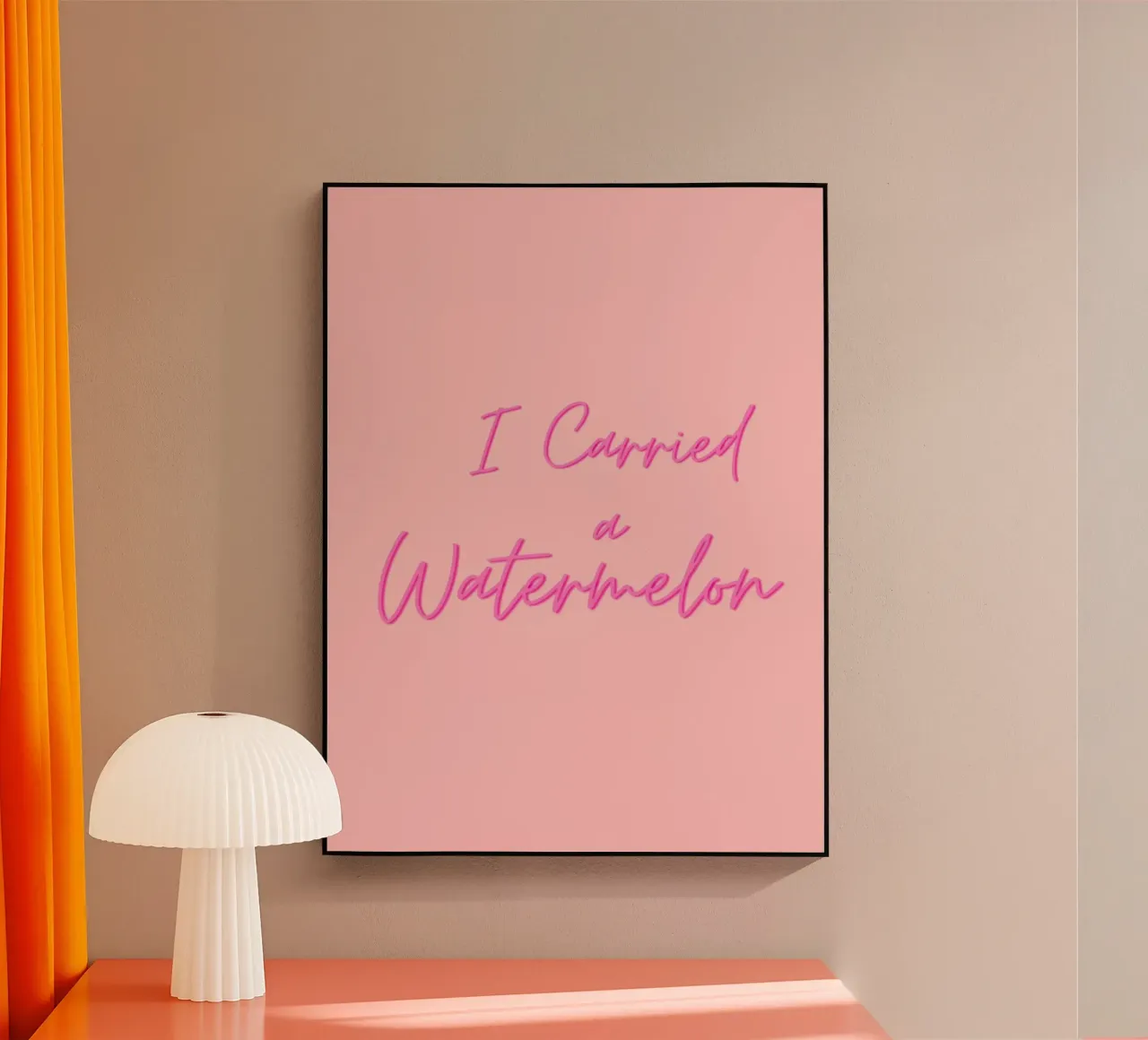 Citazione dell'anguria di Dirty Dancing plexiglass da Proper job studio