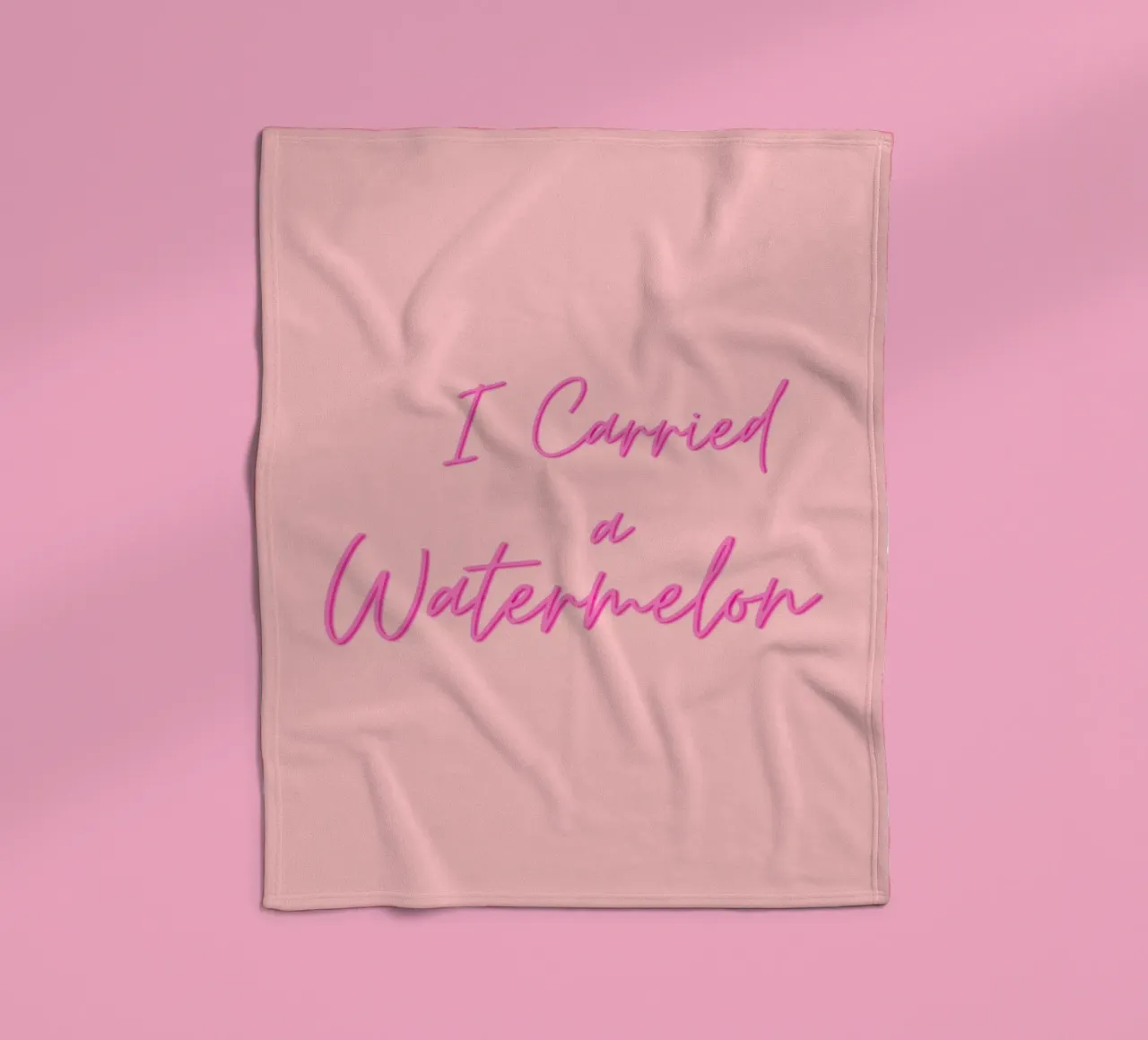 Citazione dell'anguria di Dirty Dancing coperta in pile da Proper job studio