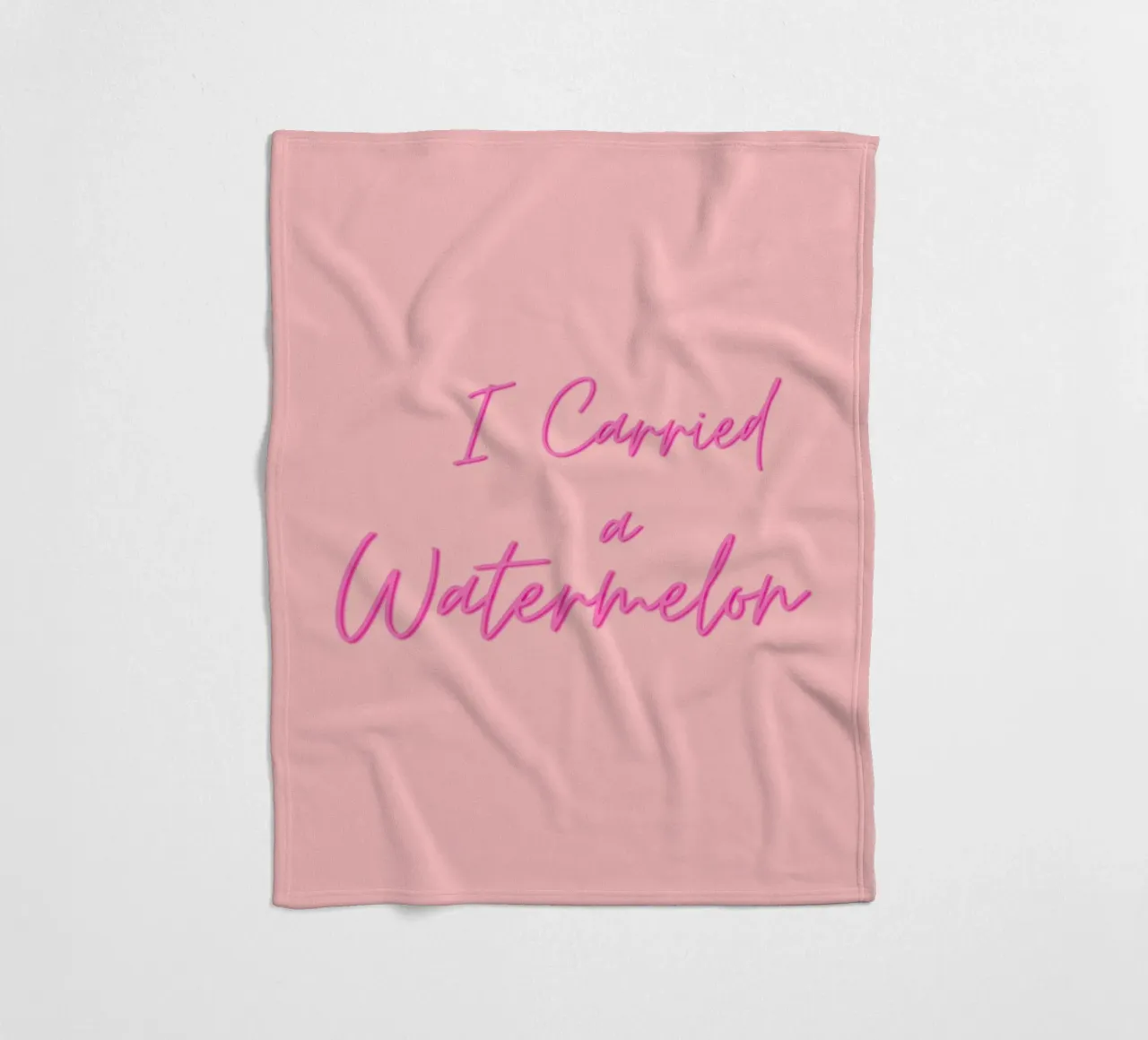 Citazione dell'anguria di Dirty Dancing coperta in pile da Proper job studio