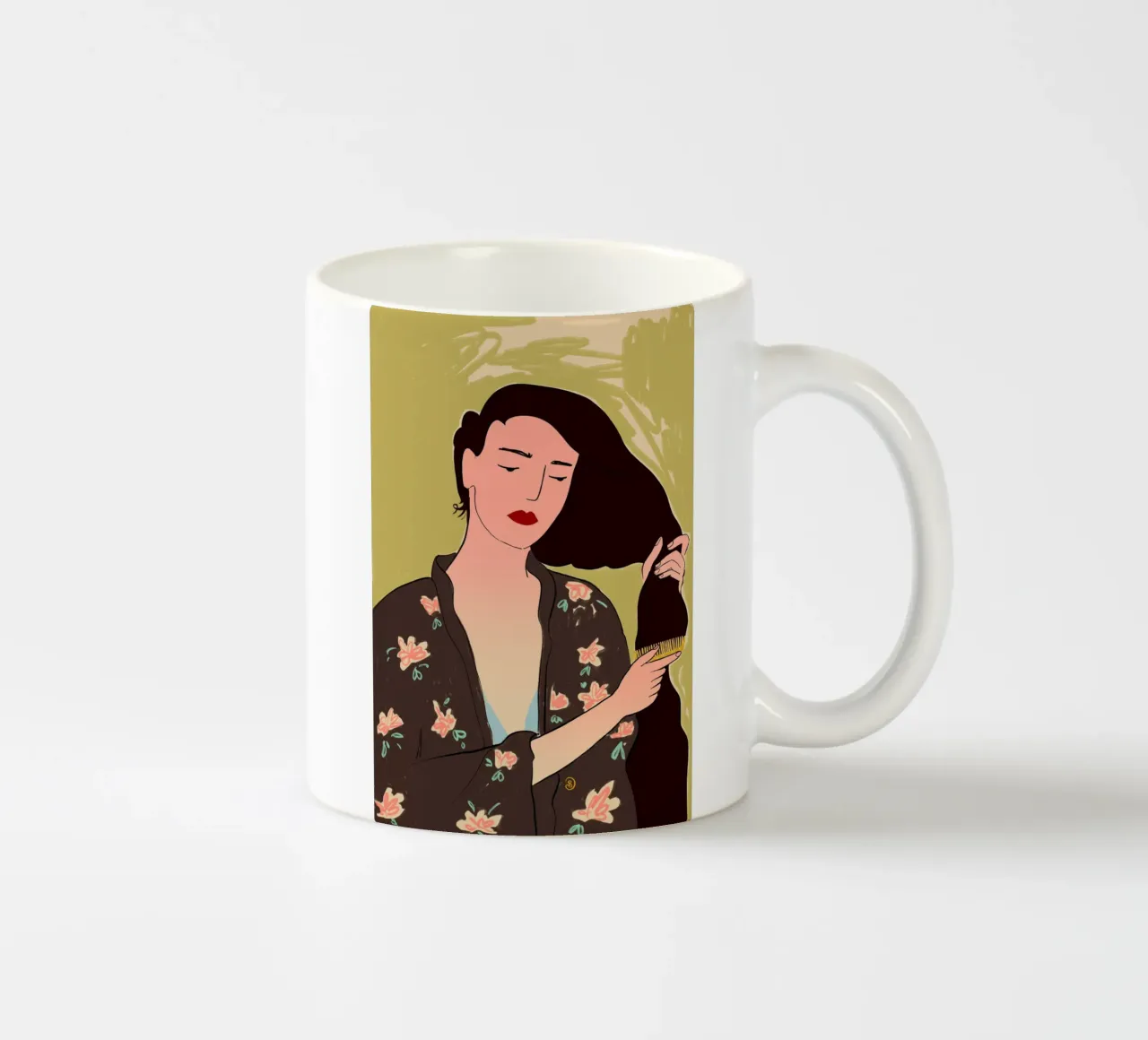 RITUALE DI CURA DI SÉ tazza in ceramica da Sandra Poliakov