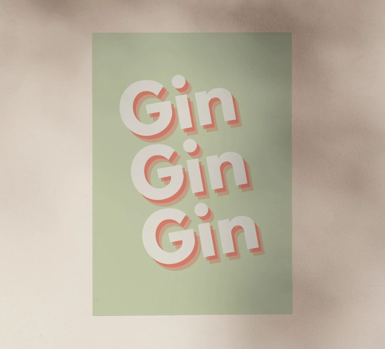 Gin Gin Gin pellicola backlit da Proper job studio