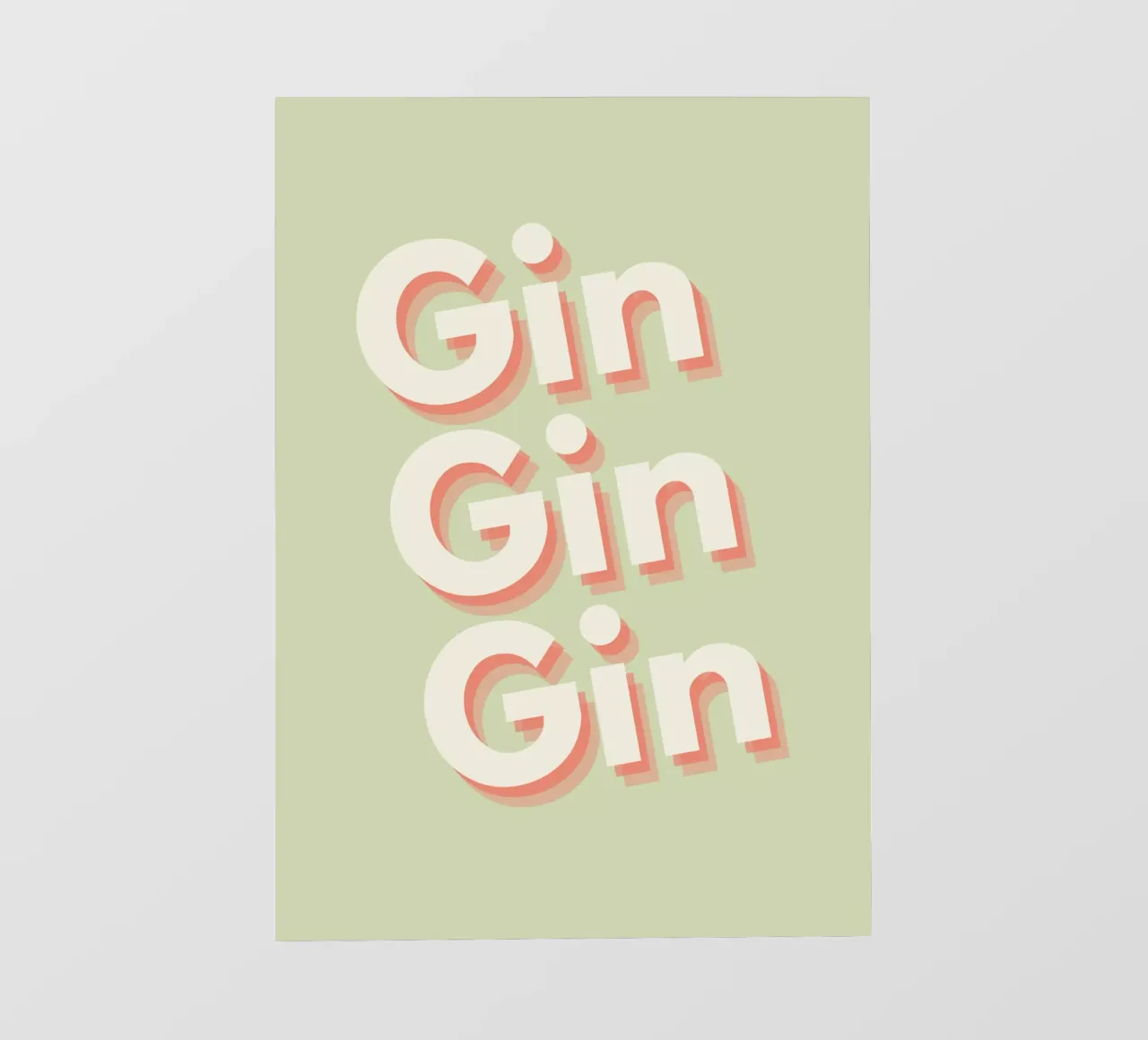 Gin Gin Gin pellicola backlit da Proper job studio