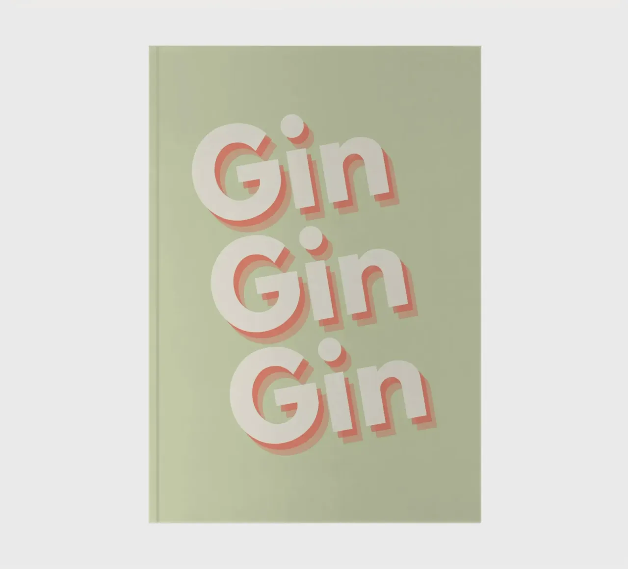 Gin Gin notebook by Proper job studio