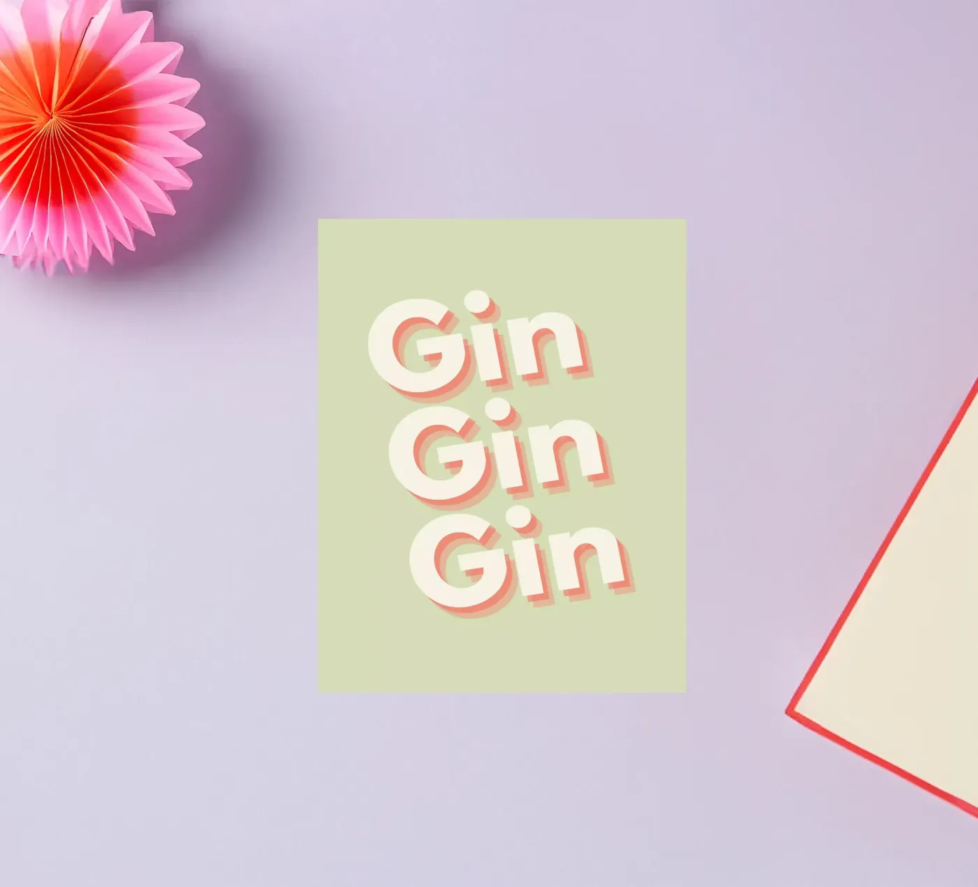 Gin Gin sticker van Proper job studio