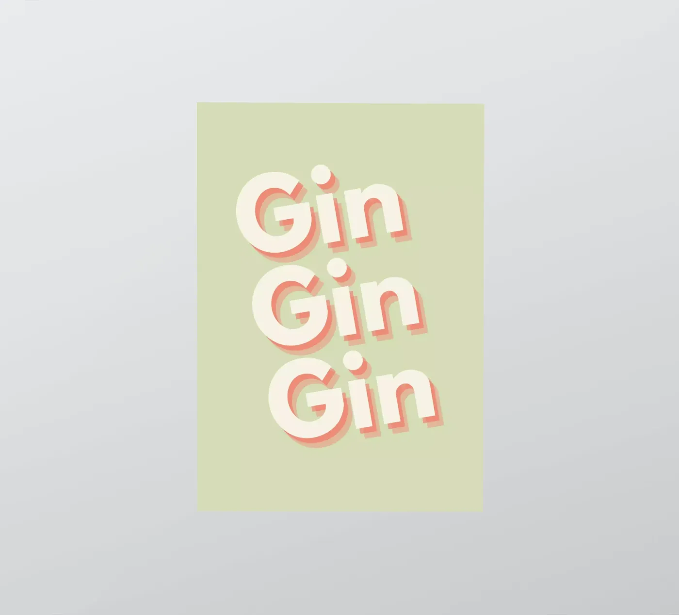 Gin Gin adesivo da Proper job studio