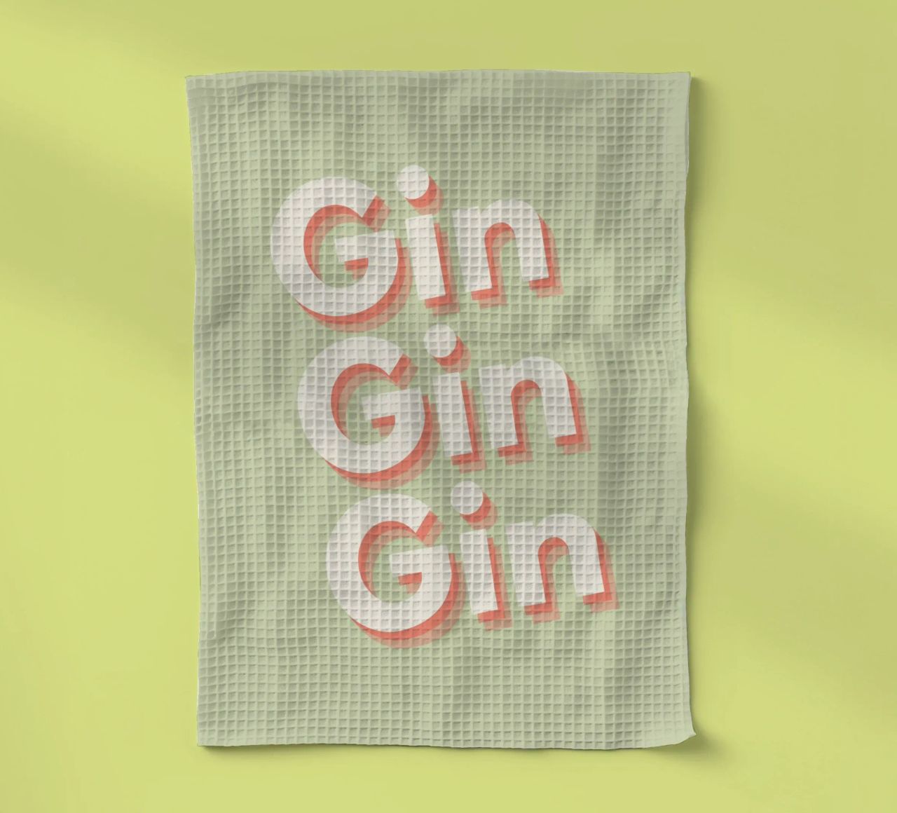 Gin Gin Gin canovaccio da cucina da Proper job studio