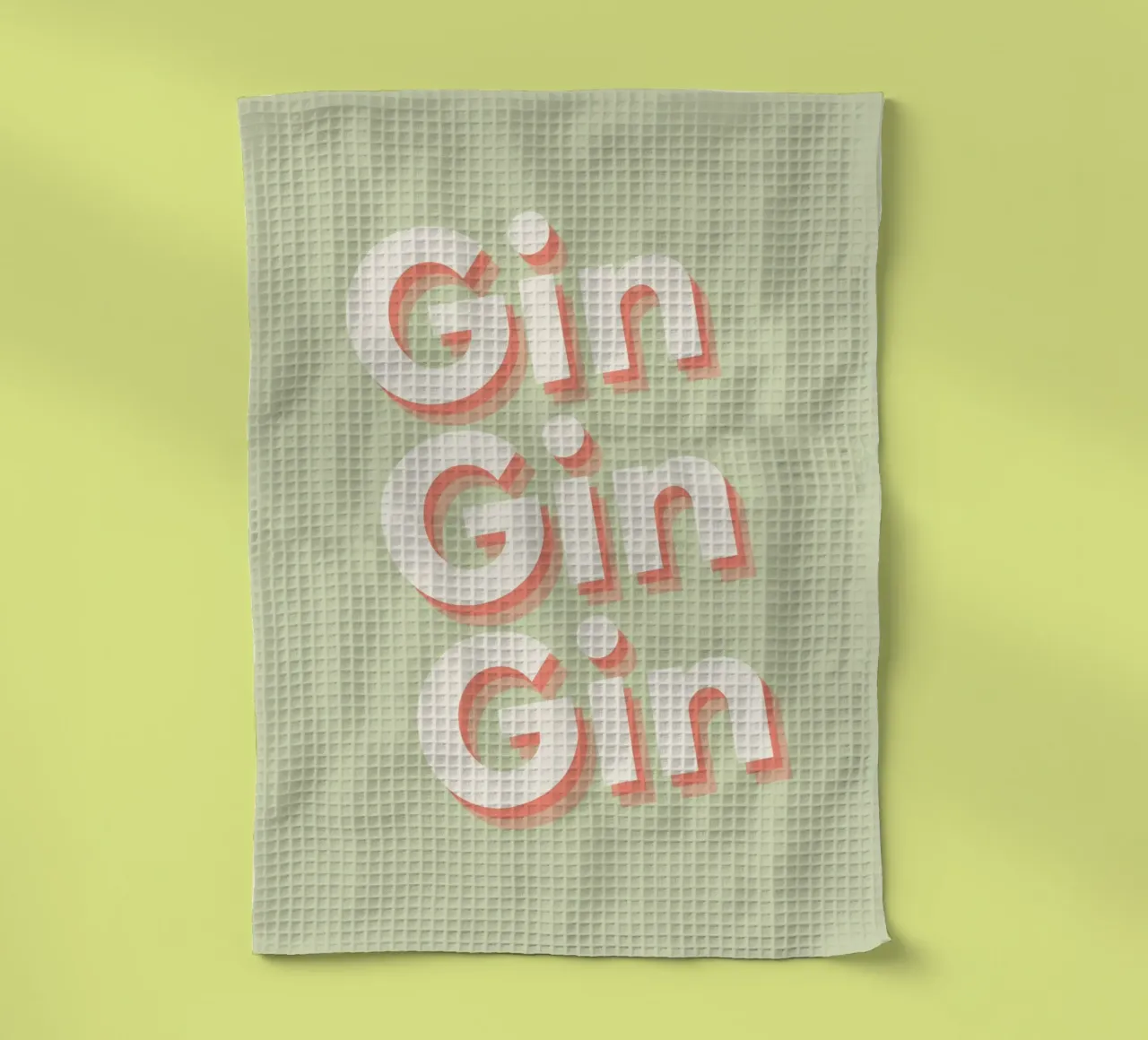 Gin Gin Gin canovaccio da cucina da Proper job studio