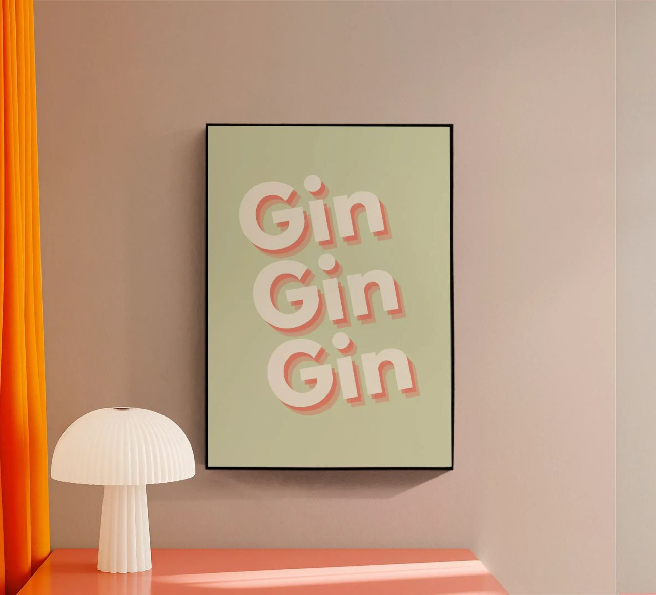 Gin Gin Gin plexiglass da Proper job studio