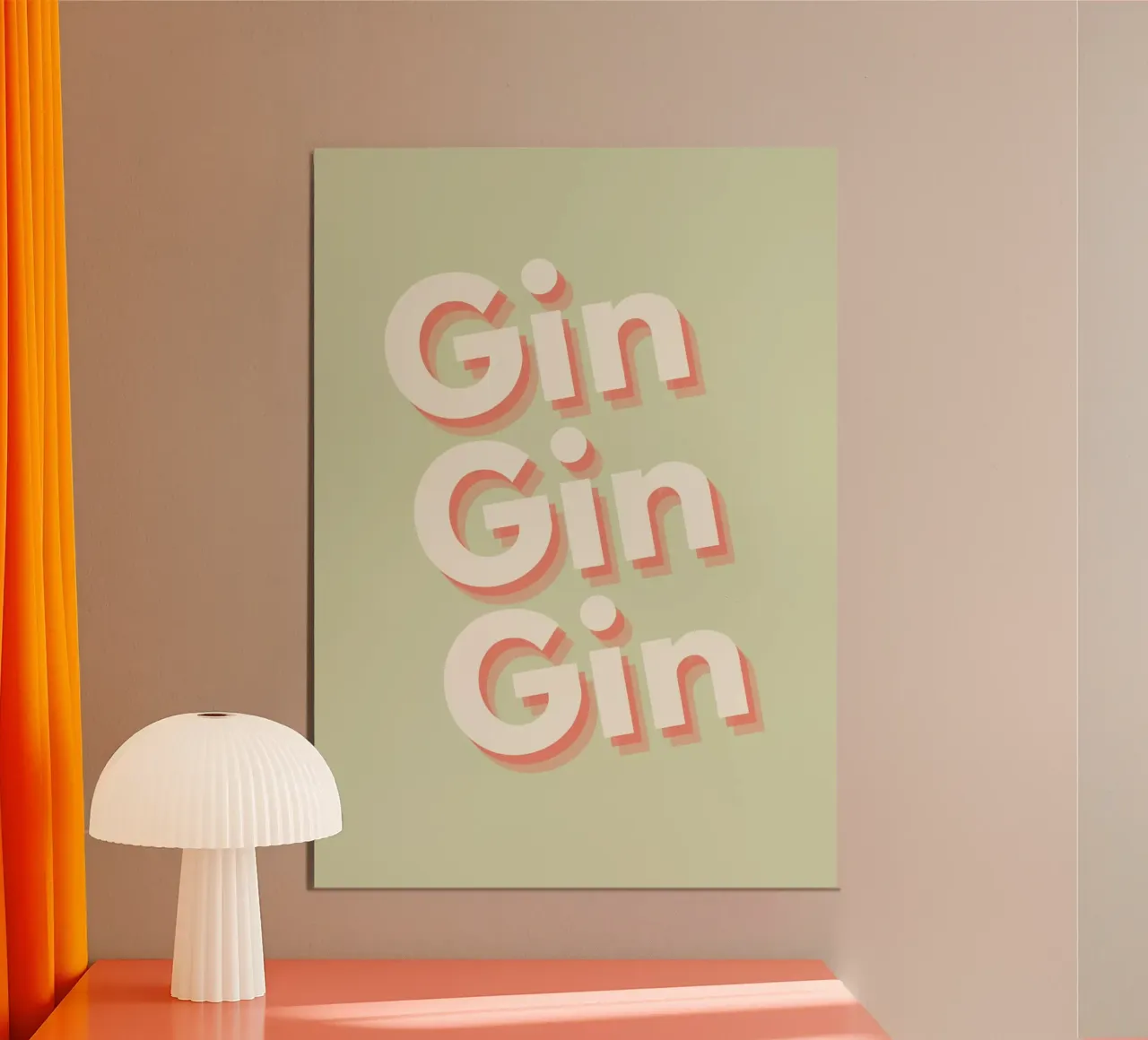 Gin Gin poster by Proper job studio