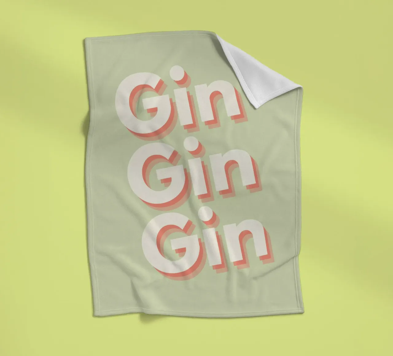 Gin Gin Gin coperta in pile da Proper job studio