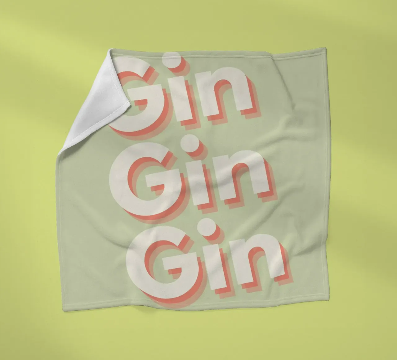 Gin Gin Gin coperta in pile da Proper job studio