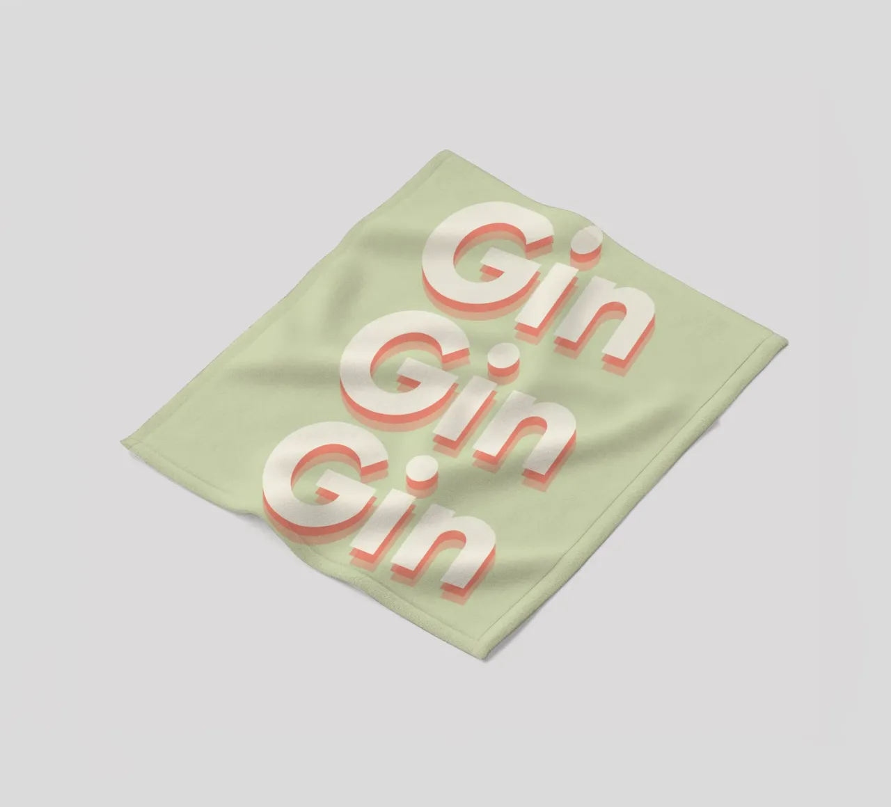 Gin Gin Gin coperta in pile da Proper job studio