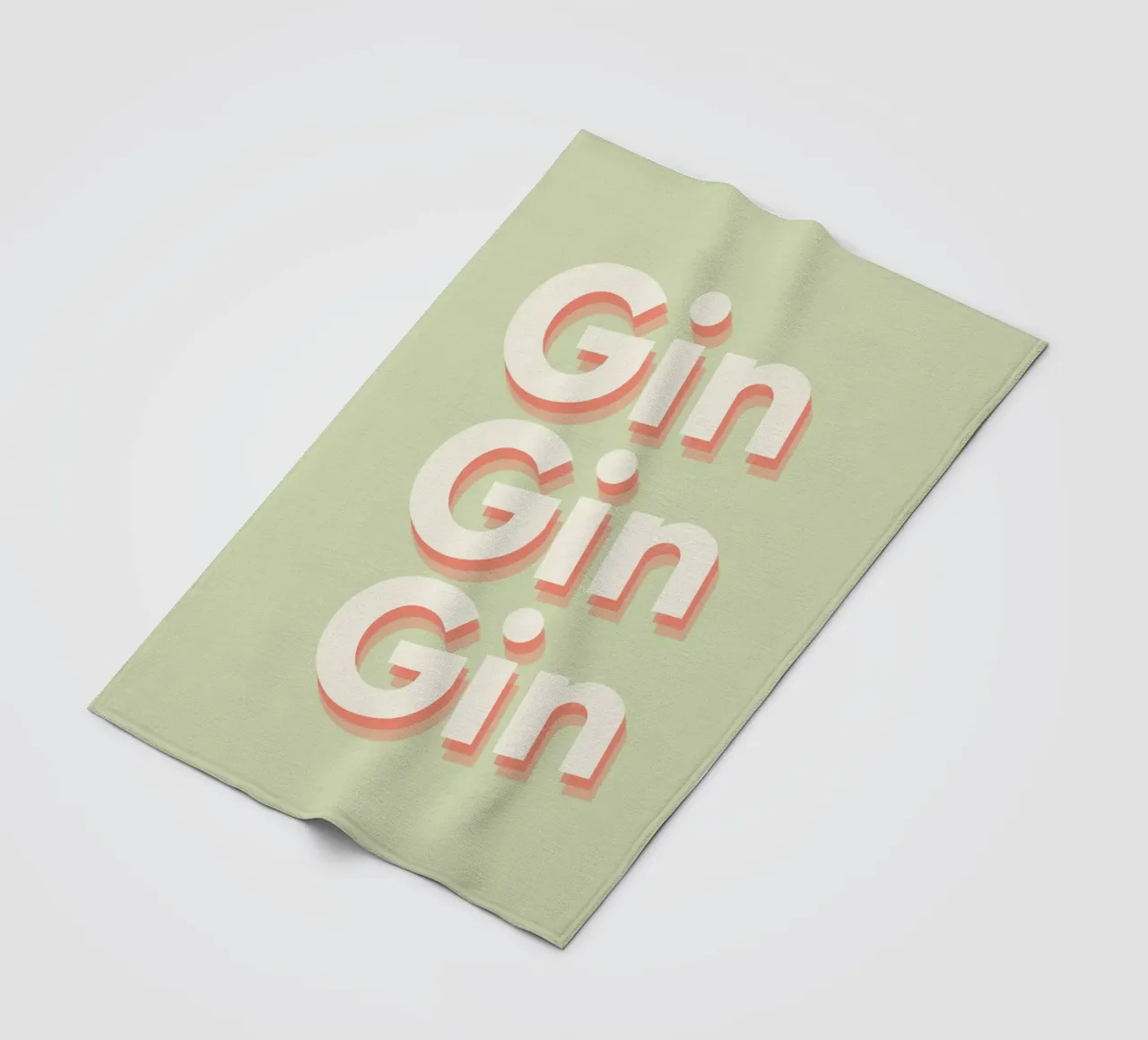 Gin Gin Gin coperta in pile da Proper job studio