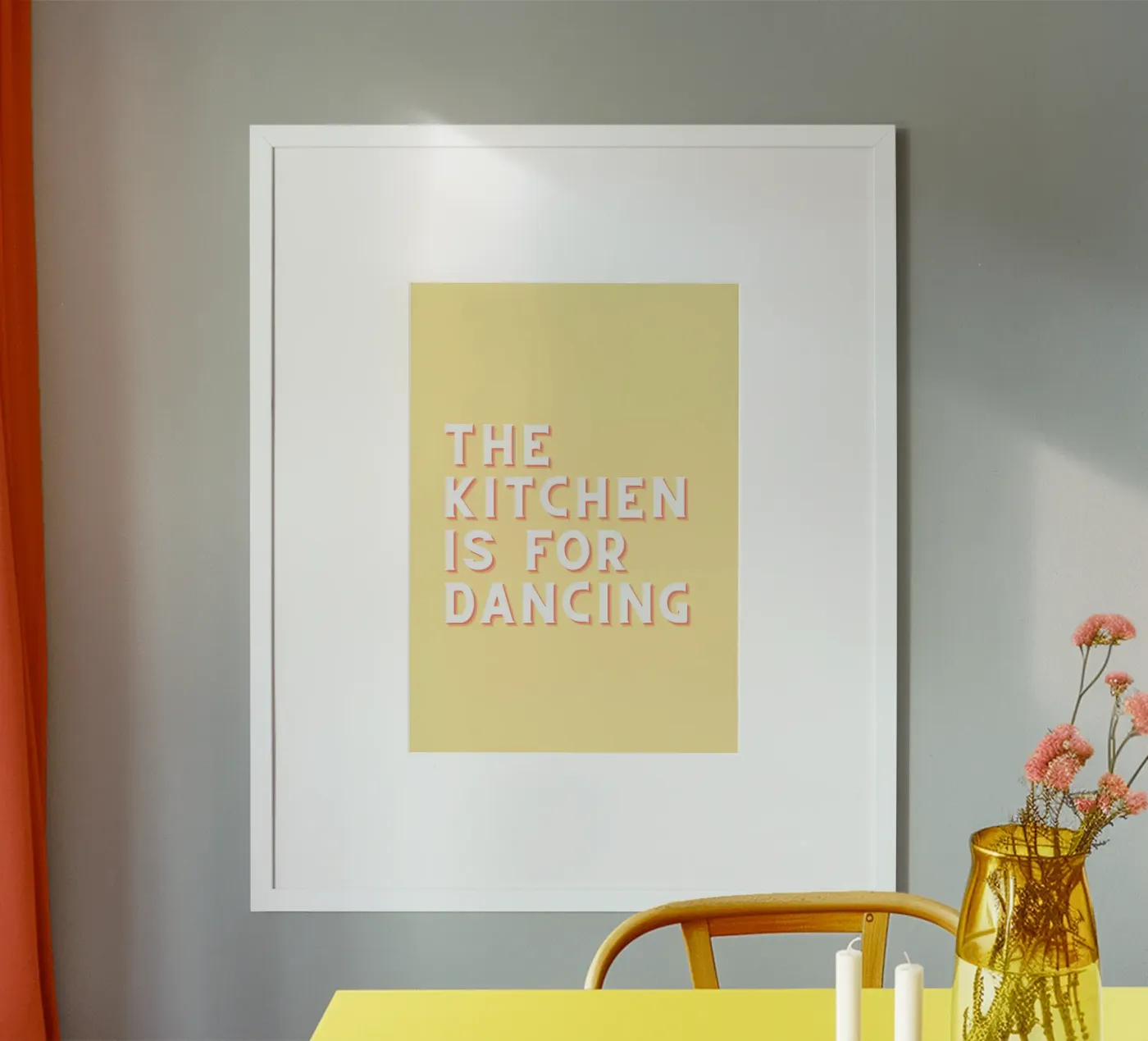 The kitchen is for dancing poster da Proper job studio