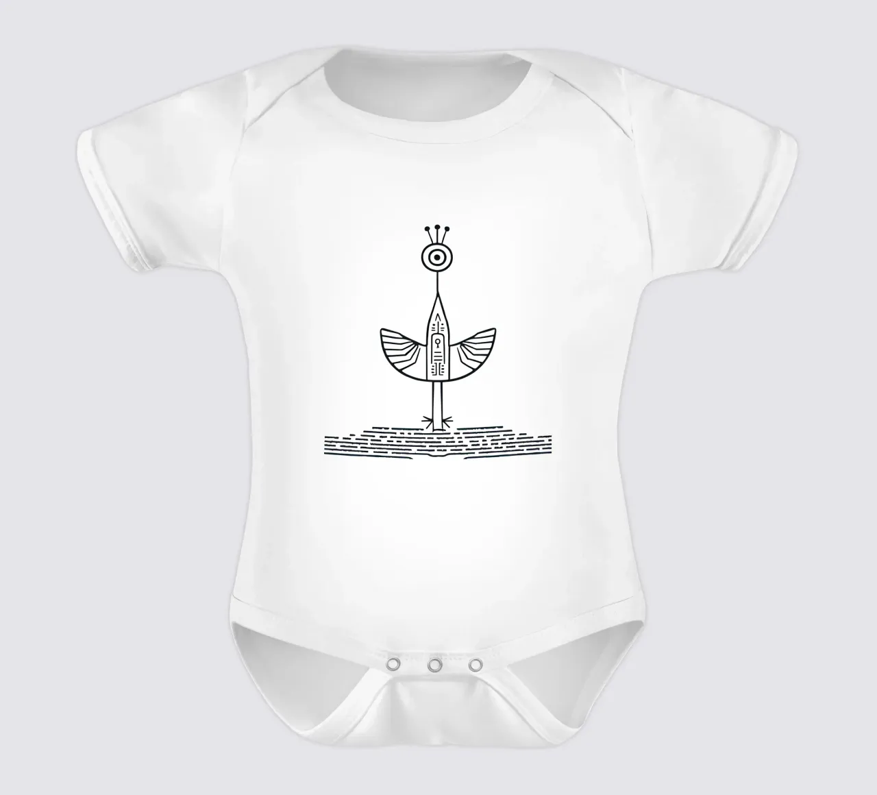 Inca 1 body neonato maniche corte da Rezh creations