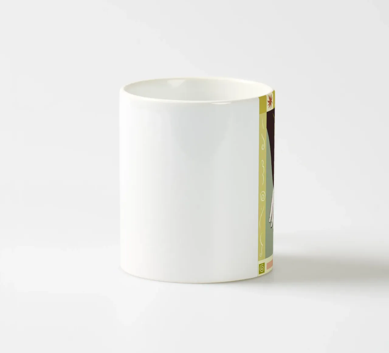 RITUALE DEL TENERSI PER MANO tazza in ceramica da Sandra Poliakov