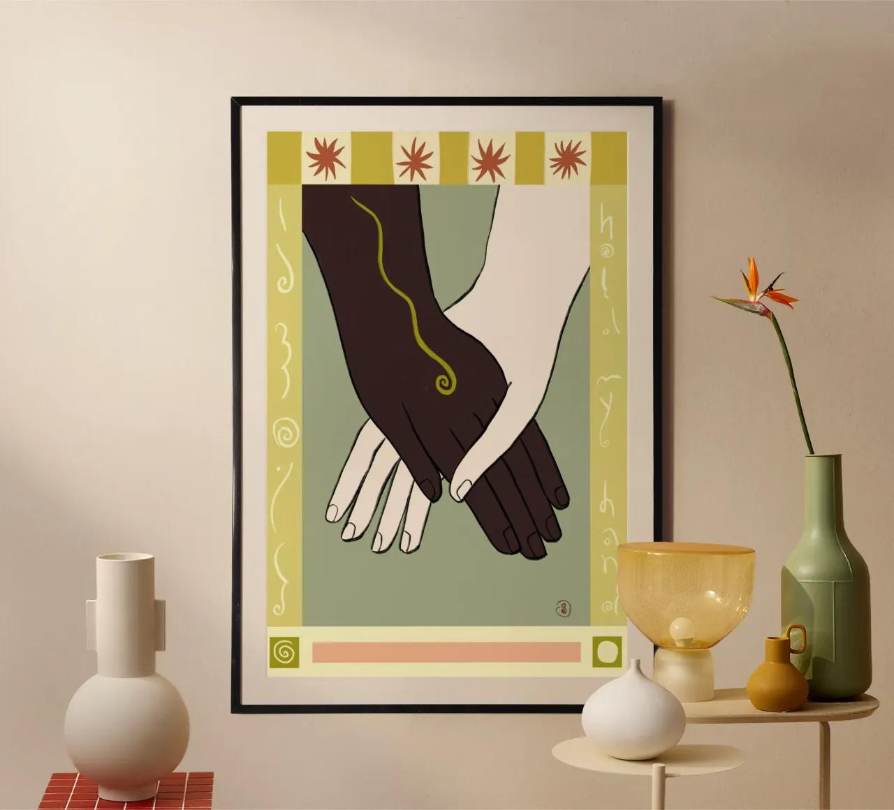 RITUALE DEL TENERSI PER MANO poster da Sandra Poliakov