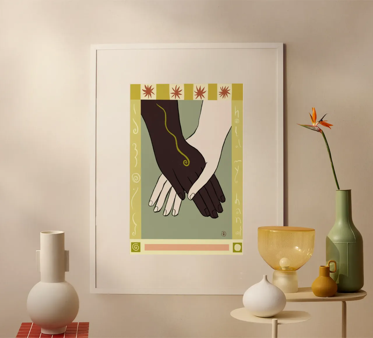 RITUALE DEL TENERSI PER MANO poster da Sandra Poliakov