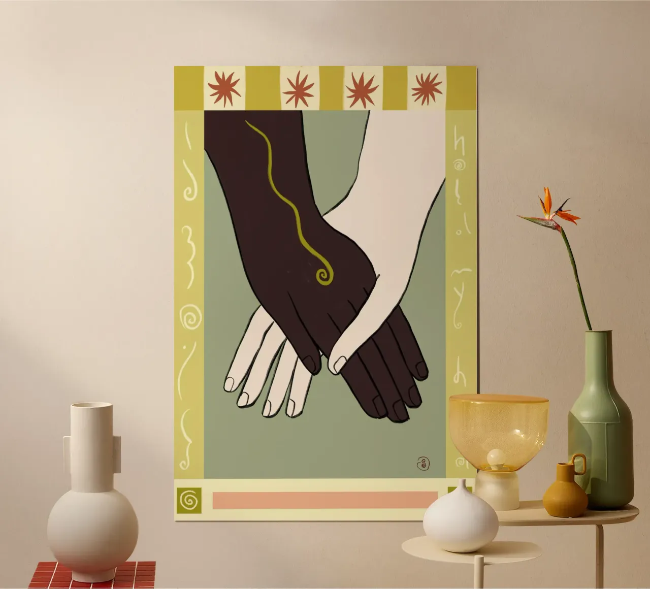 RITUALE DEL TENERSI PER MANO poster da Sandra Poliakov