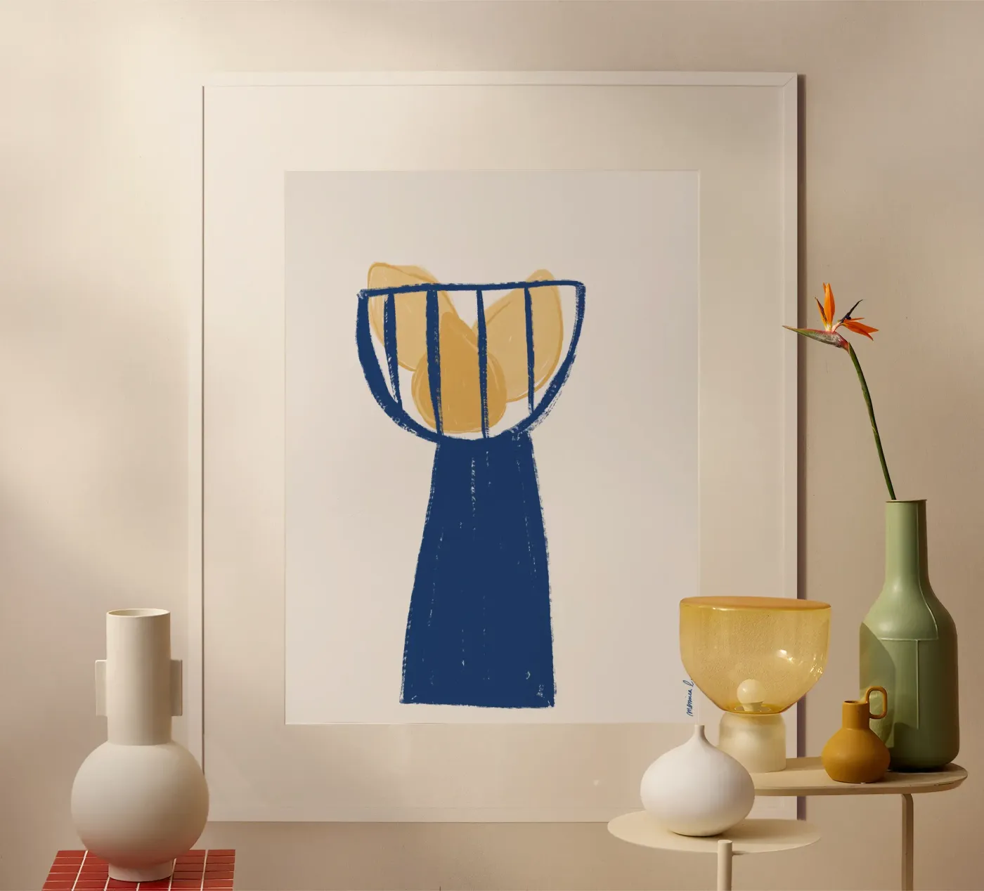 Lemon Vase Study poster da Menina Lisboa