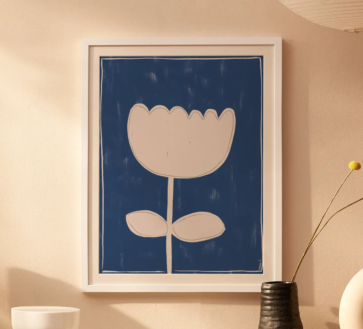 Blue Tulip poster da Menina Lisboa