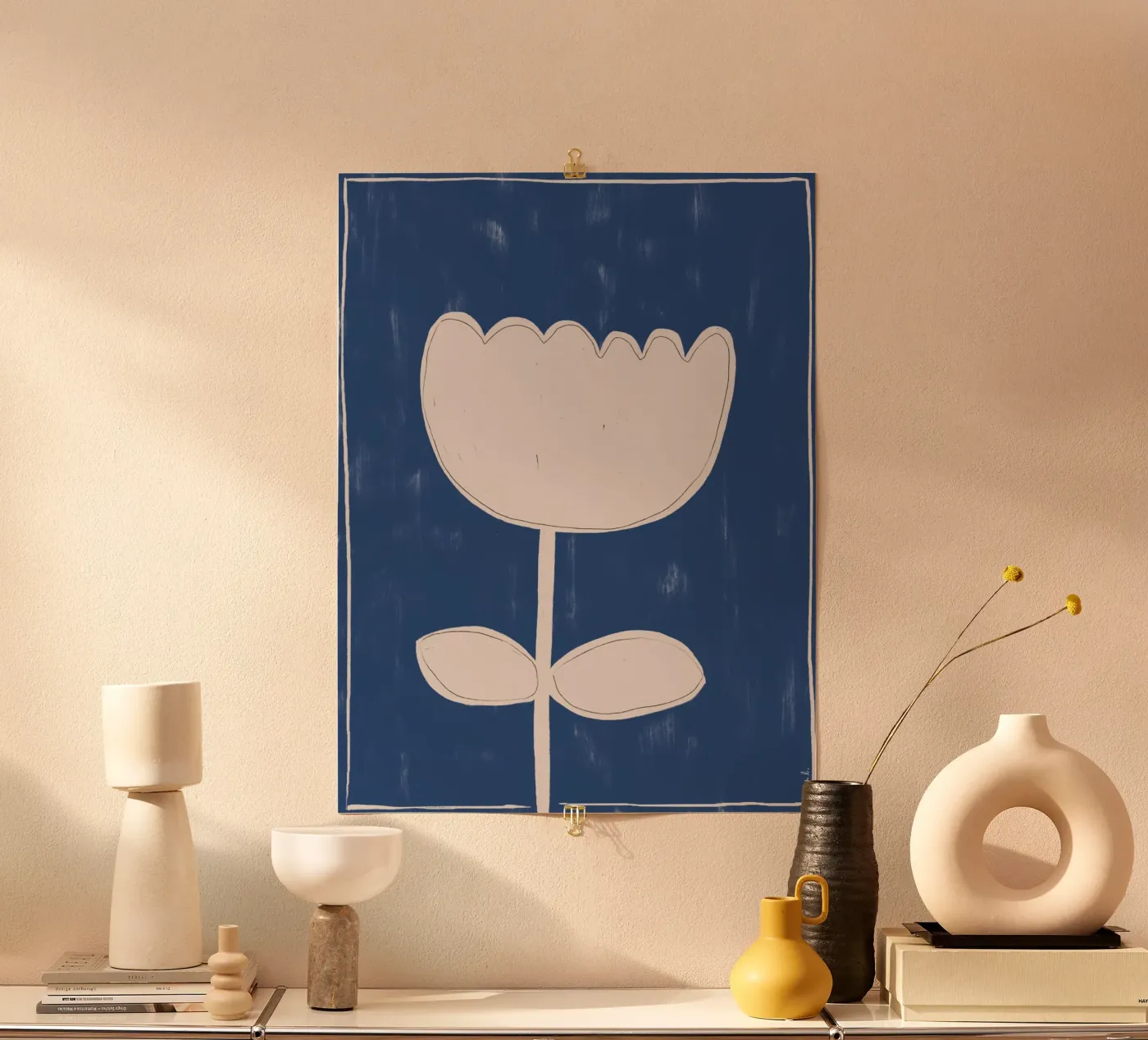 Blue Tulip poster da Menina Lisboa
