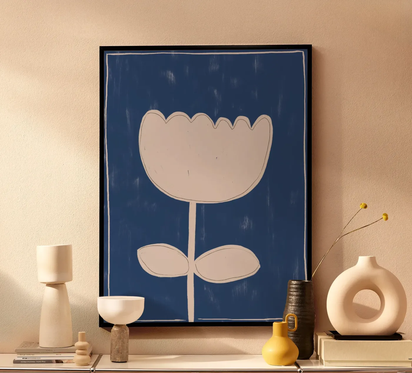 Blue Tulip poster da Menina Lisboa