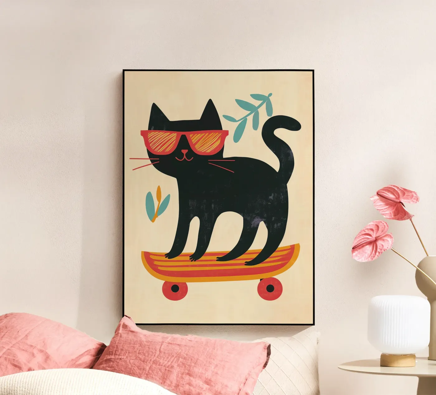 Skateboard Kitty plexiglass da Lilo