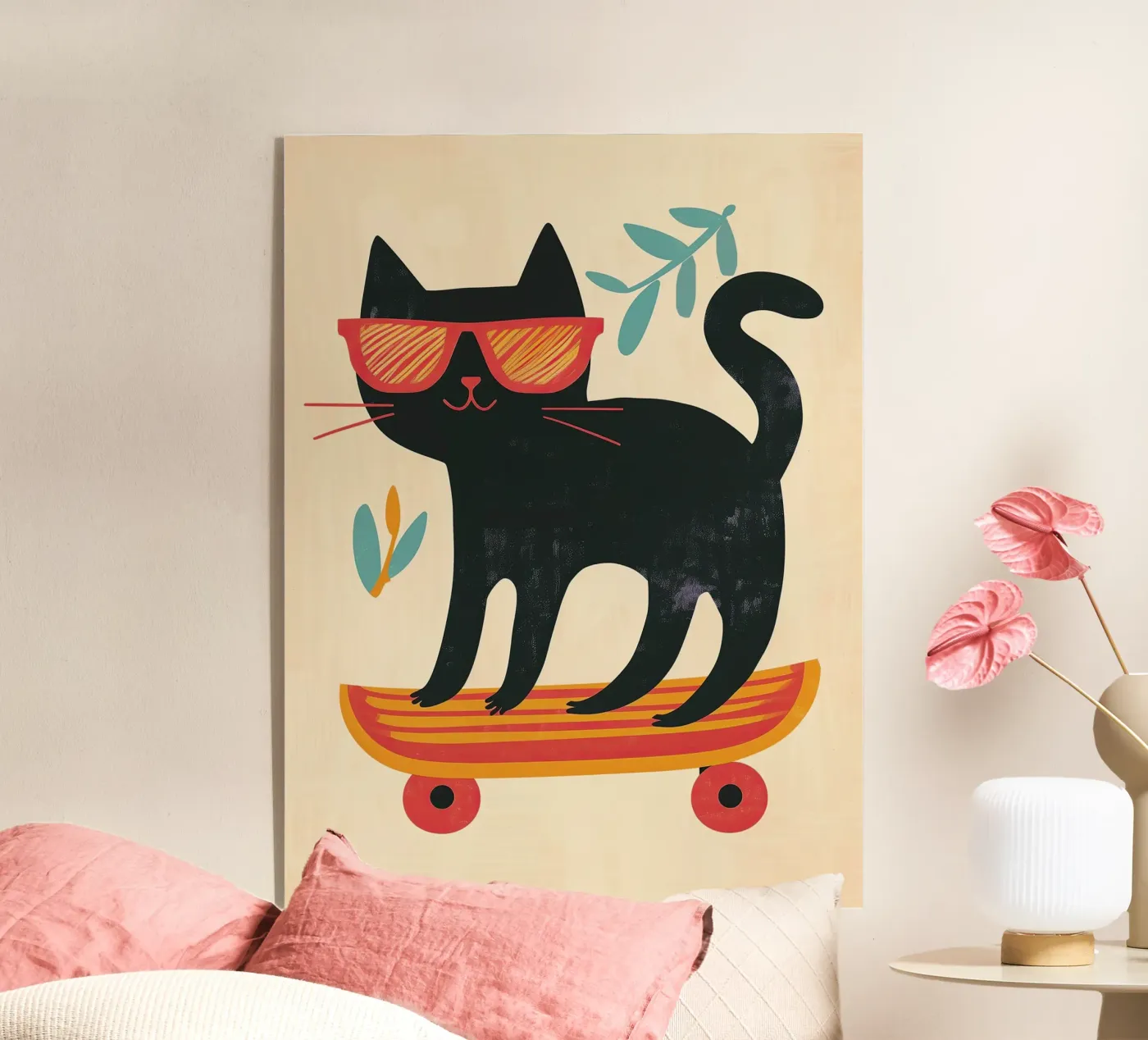 Skateboard Kitty plexiglass da Lilo