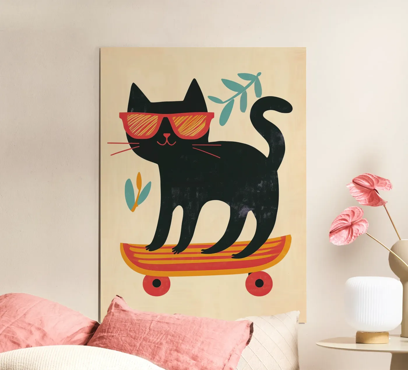 Skateboard Kitty poster da Lilo