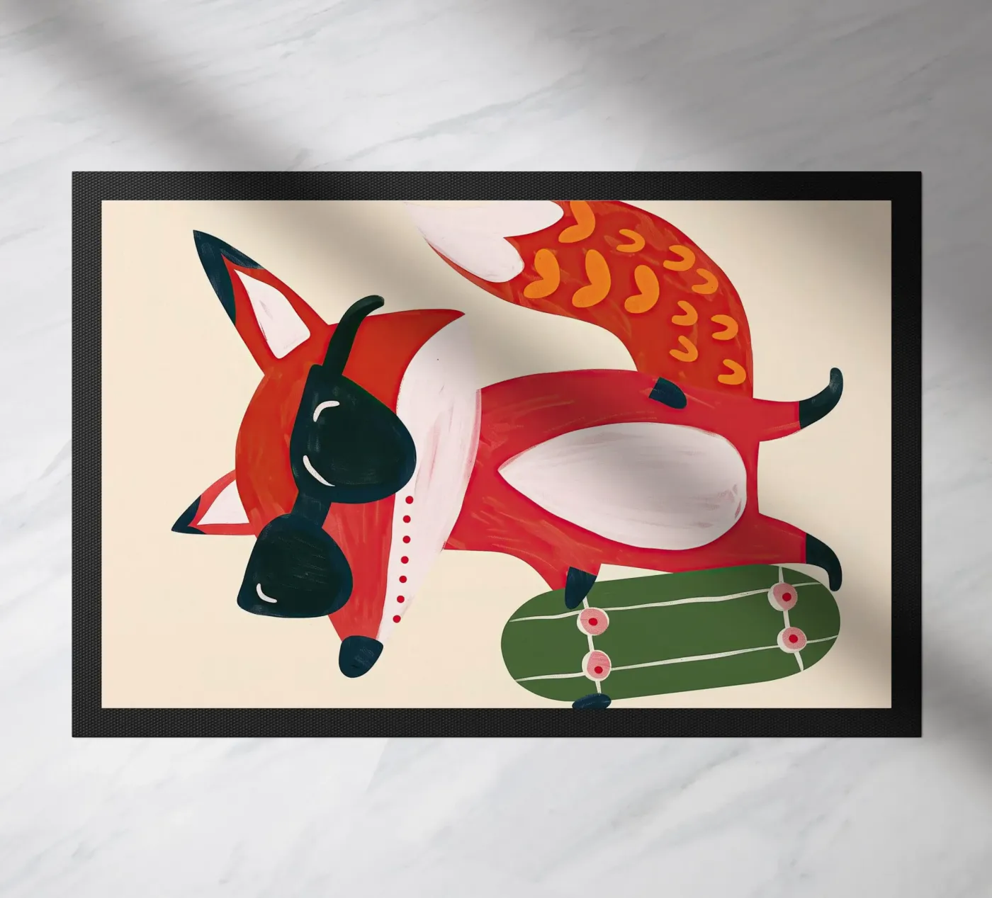 Cool Fox Fußmatte von Lilo